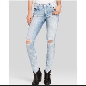 Current Elliott | Stiletto City Bleach Destroy Jeans Size 28